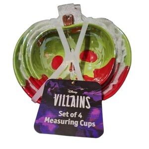 Villains Halloween poison apple messaging cups